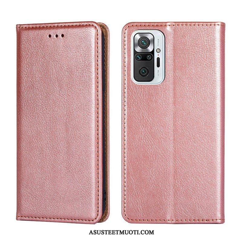 Puhelinkuoret Xiaomi Redmi Note 10 Pro Kotelot Flip Vintage Nahkatyyli