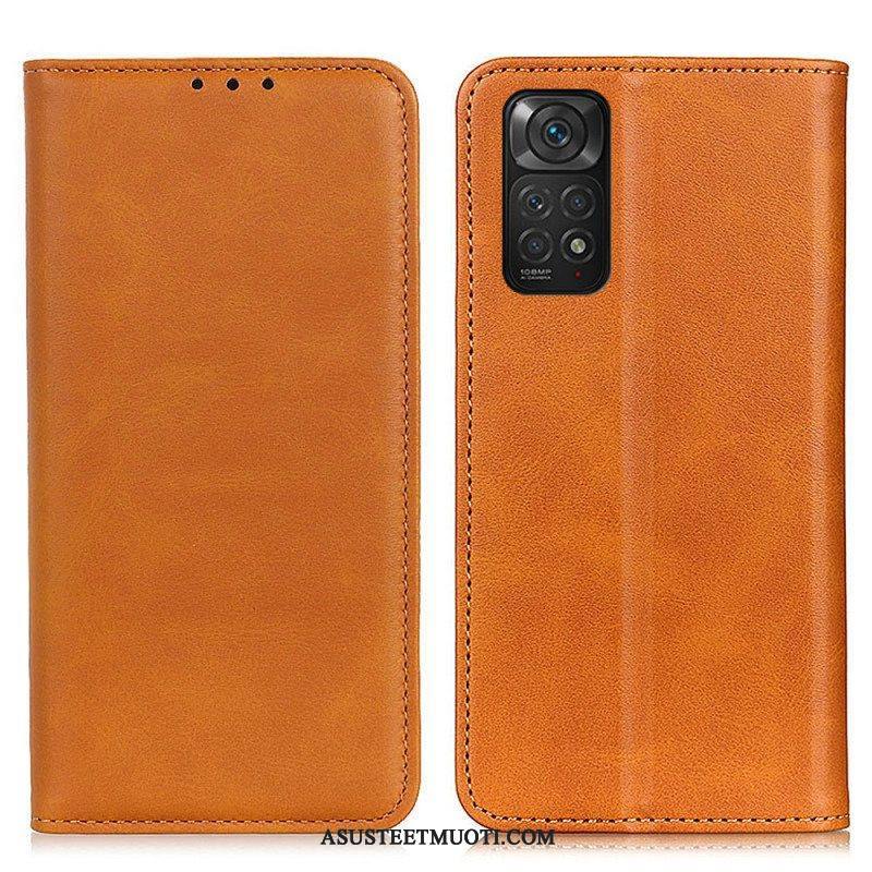 Puhelinkuoret Xiaomi Redmi Note 11 / 11S Kotelot Flip Elegance Haljattu Nahka