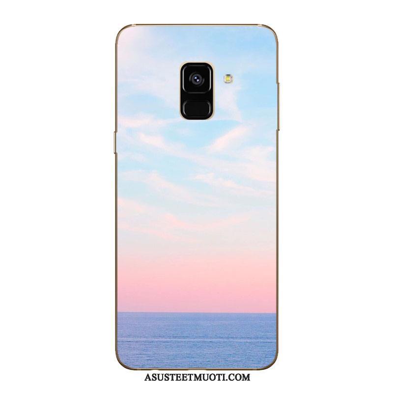 Samsung Galaxy A6 Kuori Kuoret Kukkakuvio Pehmeä Neste Puhelimen All Inclusive Silikoni