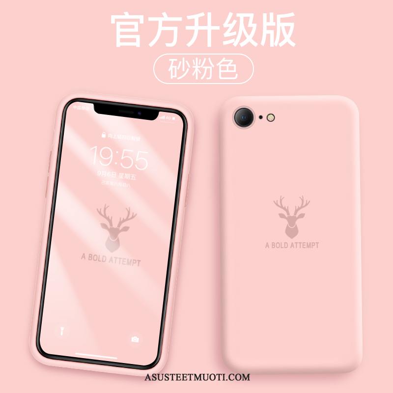 iPhone Se 2020 Kuoret Suojaus Peuroja Persoonallisuus Kuori Pesty Suede