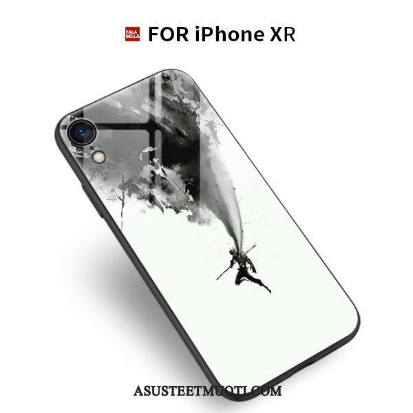 iPhone Xr Kuori Kuoret All Inclusive Luova Ripustettavat Koristeet Harmaa Silikoni