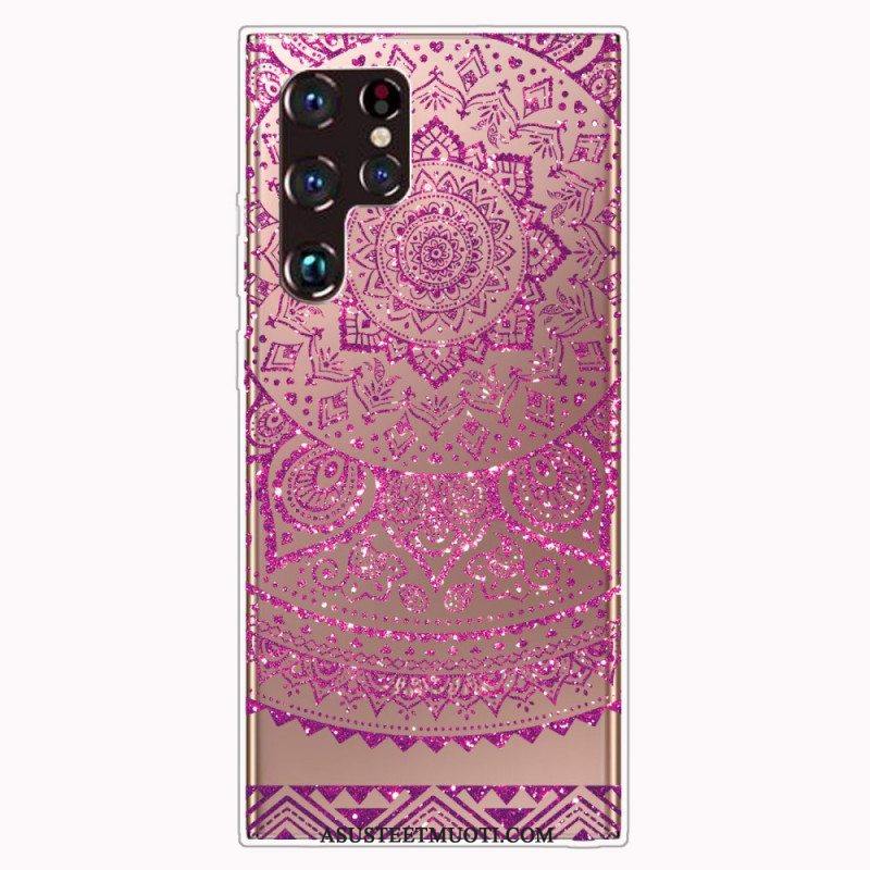 Case Samsung Galaxy S22 Ultra 5G Mandala Suunnittelu